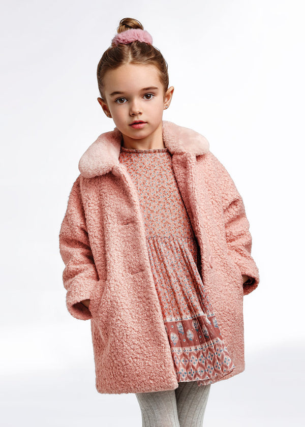 Shearling Coat - Rose