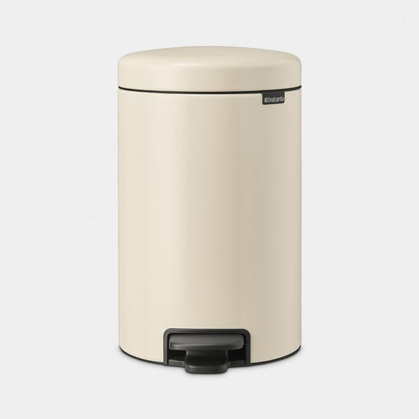 Newlcon 12 Litre Pedal Bin Soft Beige