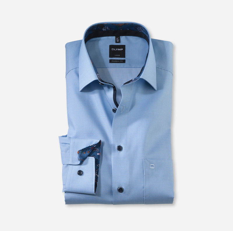 Luxor Modern Fit Shirt - Blue