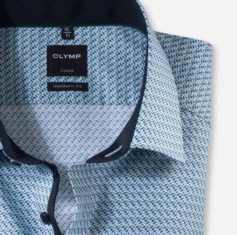 Luxor Modern Fit Shirt - Dark Green