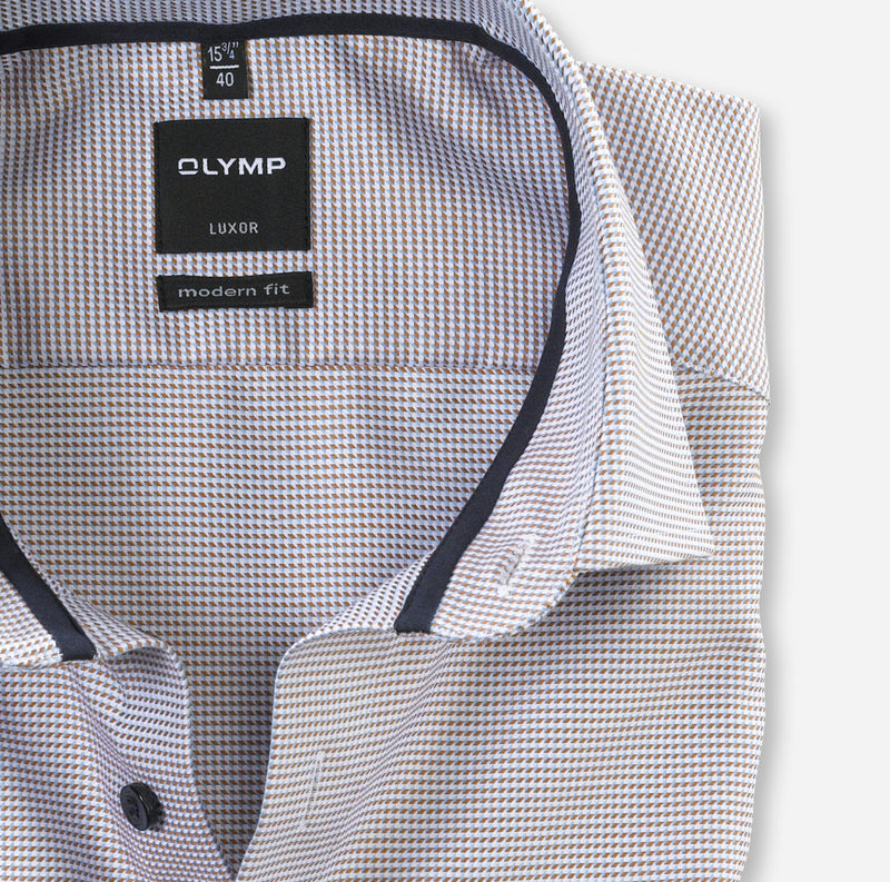 Luxor Modern Fit Shirt - Nougat