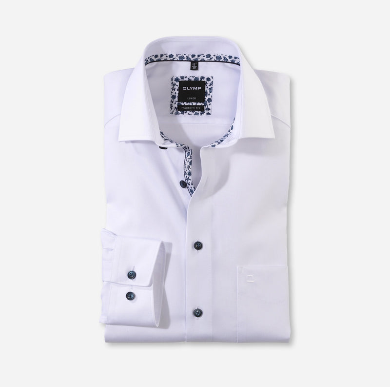 Luxor Modern Fit Shirt - White