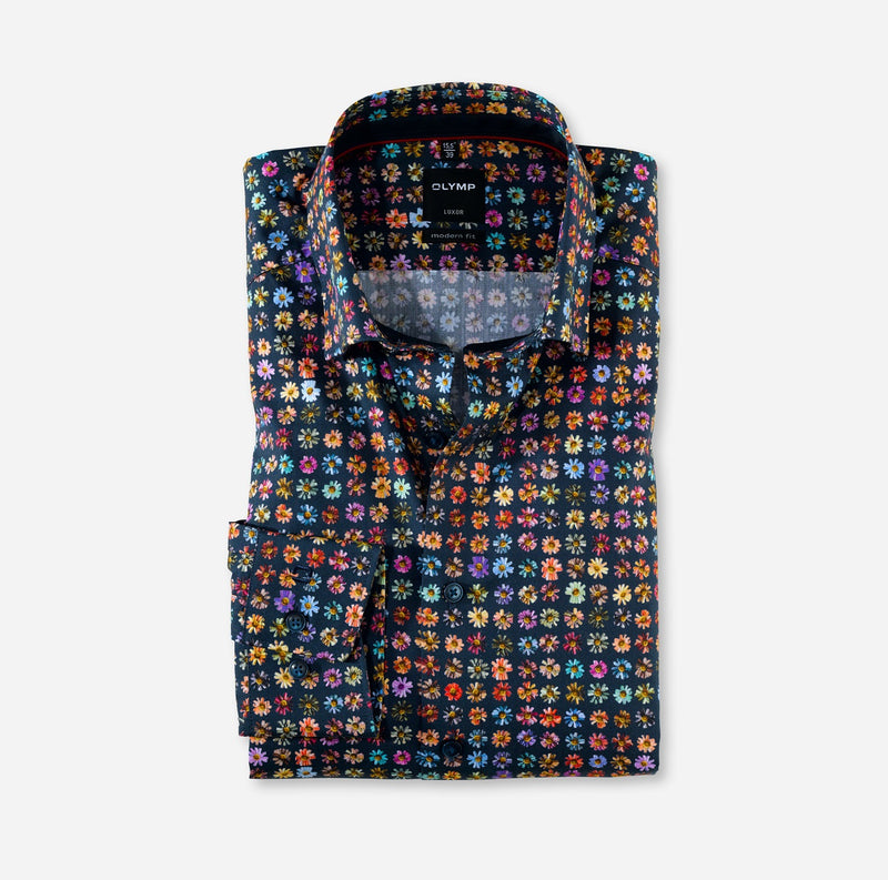 Luxor Modern Fit Shirt - Marine