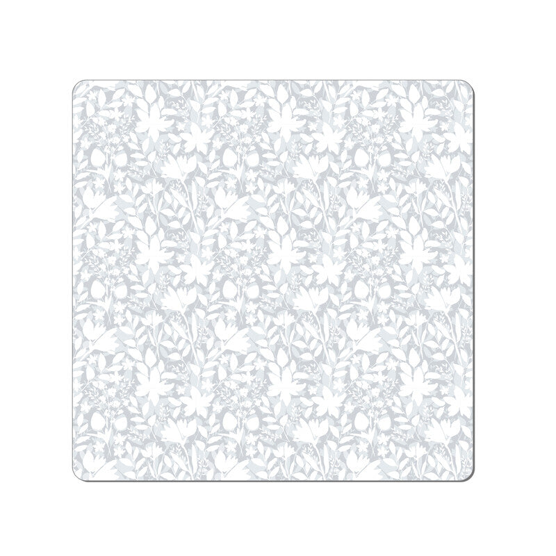 Constance Grey Floral Set of 6 Placemats