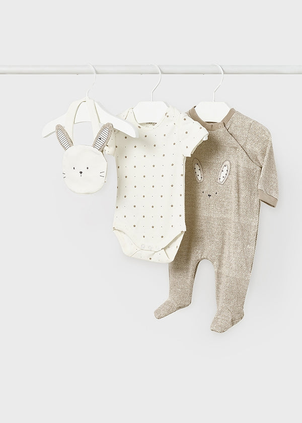 Bodysuit Gift Set - Beige