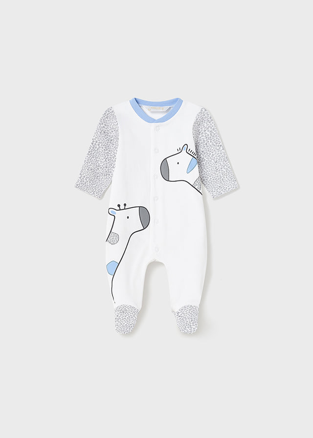 Set of 2 Long Onesie - Light Blue