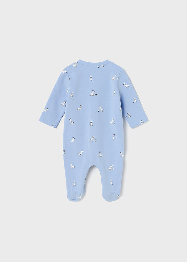 Set of 2 Long Onesie - Light Blue