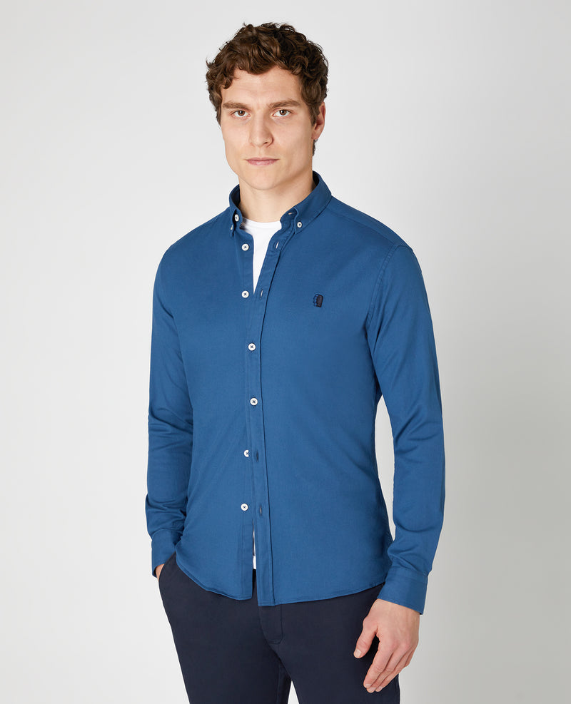 Slim Ashton Shirt - Air Force Blue