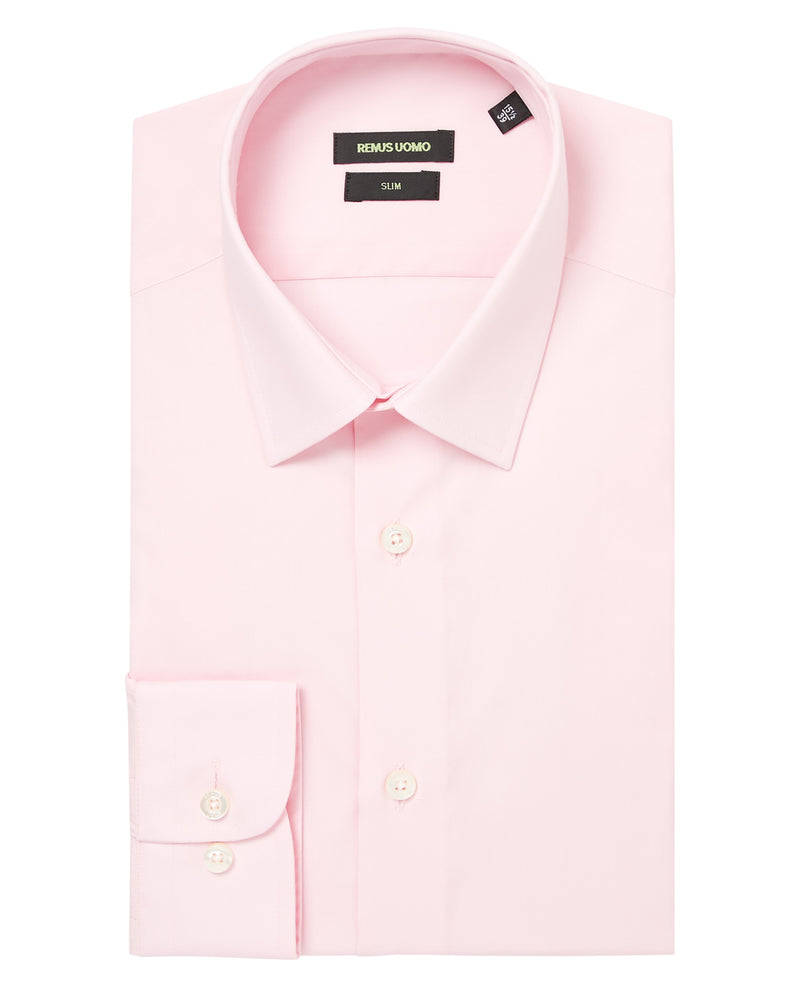 Slim/F Ashton Shirt - Mid Pink