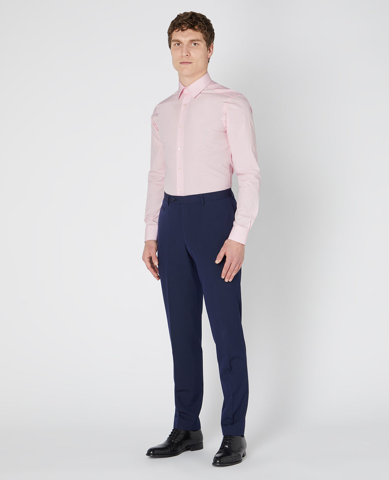 Slim/F Ashton Shirt - Mid Pink