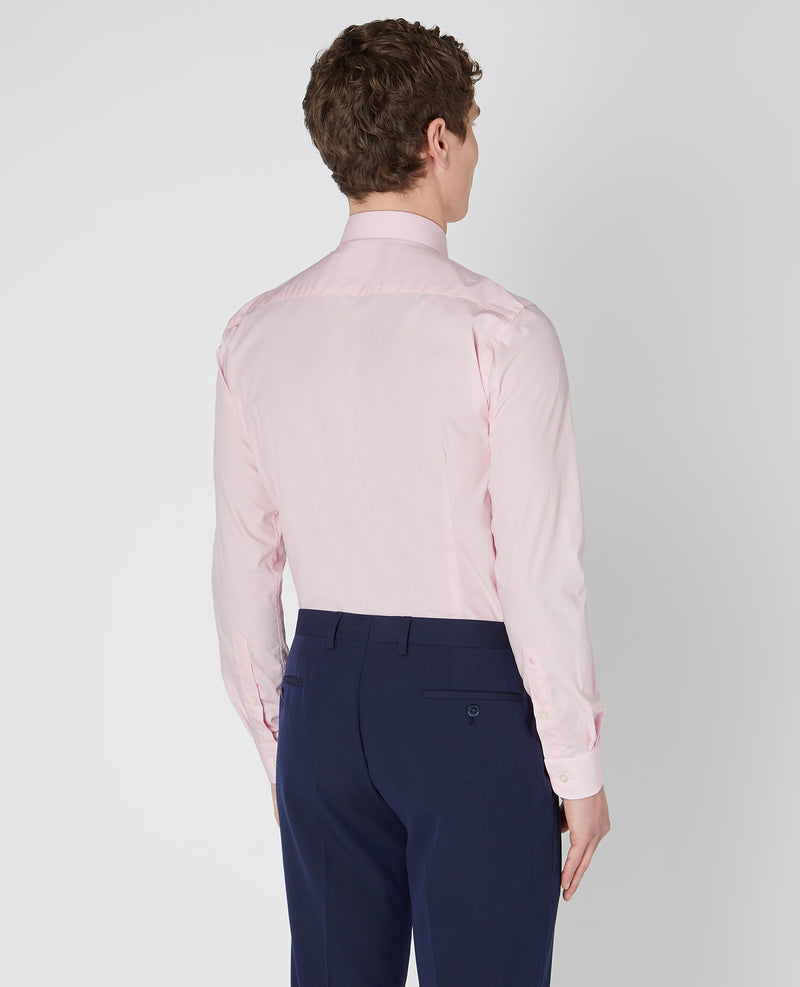 Slim/F Ashton Shirt - Mid Pink