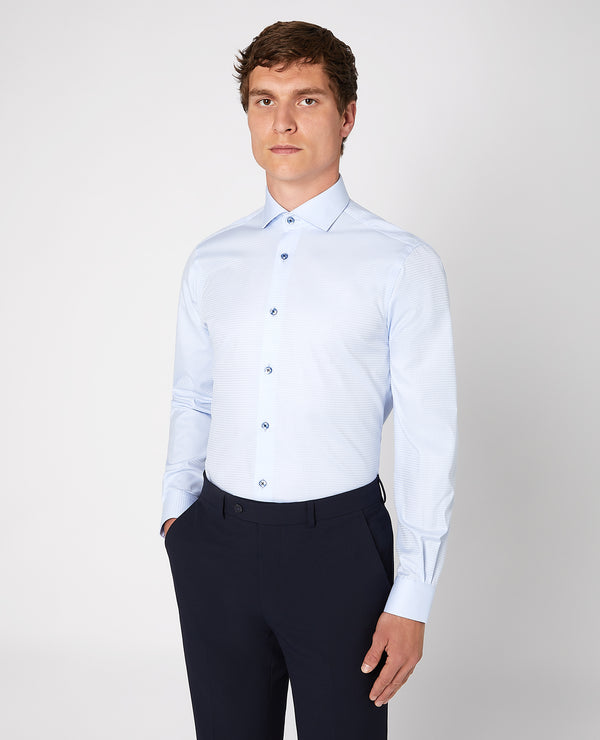 Seville Long Sleeve Shirt - Light Blue