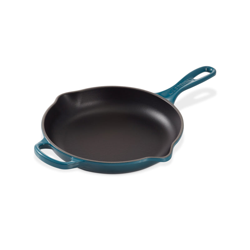 23cm Cast Iron Skillet - Deep Teal