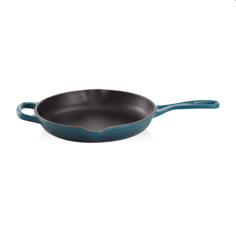 23cm Cast Iron Skillet - Deep Teal