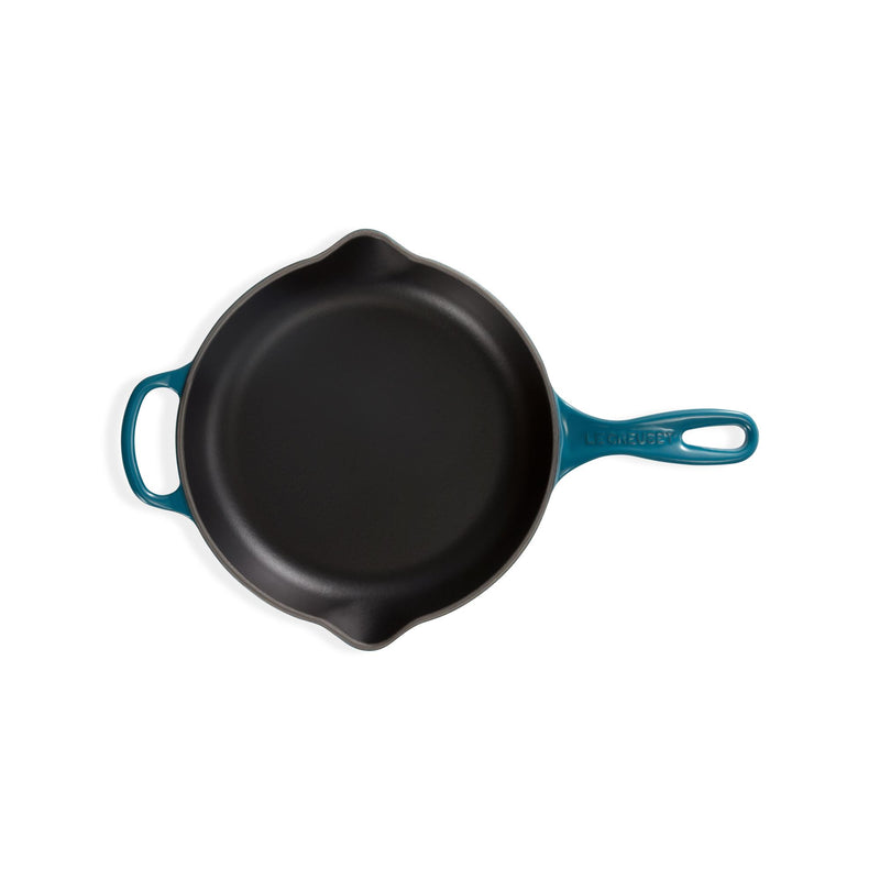 23cm Cast Iron Skillet - Deep Teal