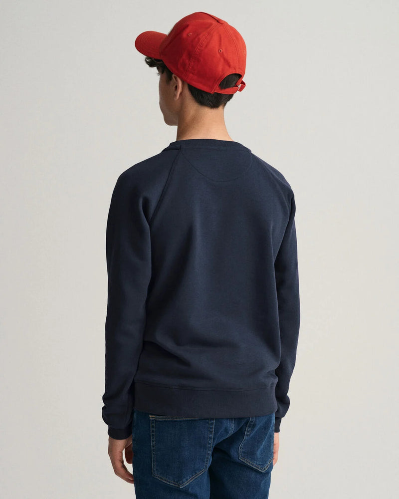 The Original Round Neck Sweater - Evening Blue