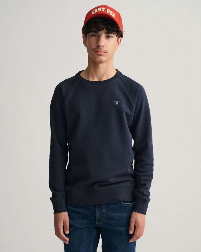 The Original Round Neck Sweater - Evening Blue