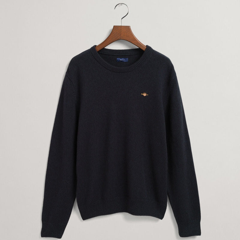 Round Neck Jumper - Evening Blue