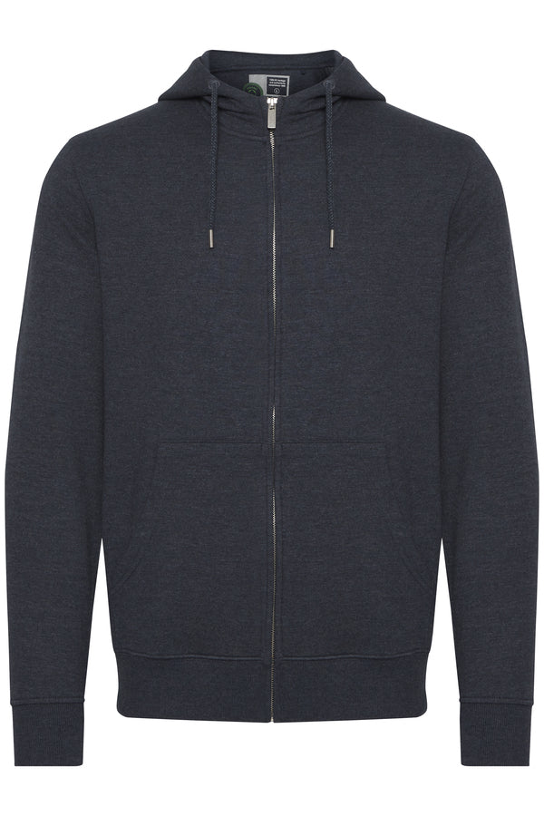 Morgan Zip Hoodie - Navy Melange