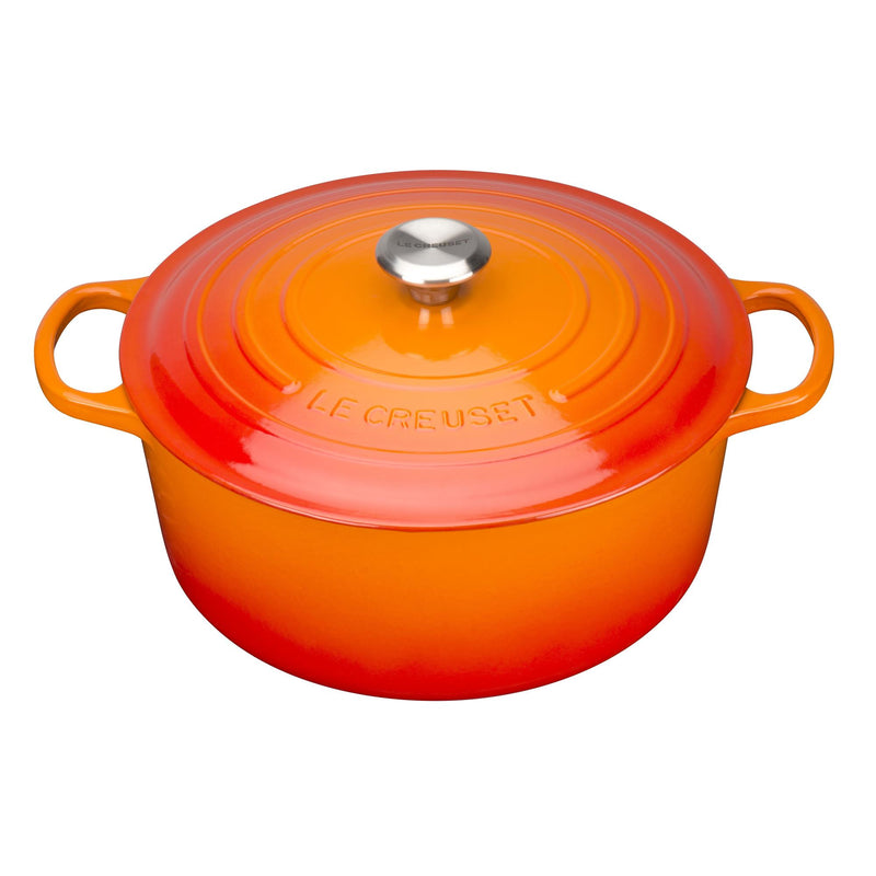 Signature Cast Iron Round Casserole 22cm - Volcanic