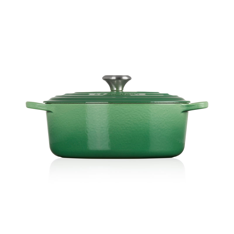 Signature Cast Iron Oval Casserole 29cm - Bamboo