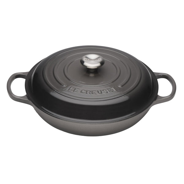 Signature Cast Iron Shallow Casserole 26cm - Flint