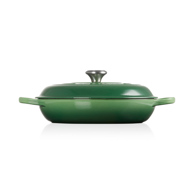 Signature Cast Iron Shallow Casserole 30cm - Bamboo