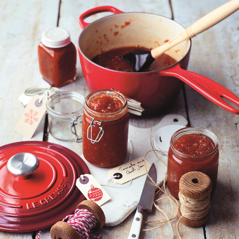 Signature Cast Iron Saucepan 18cm - Cerise