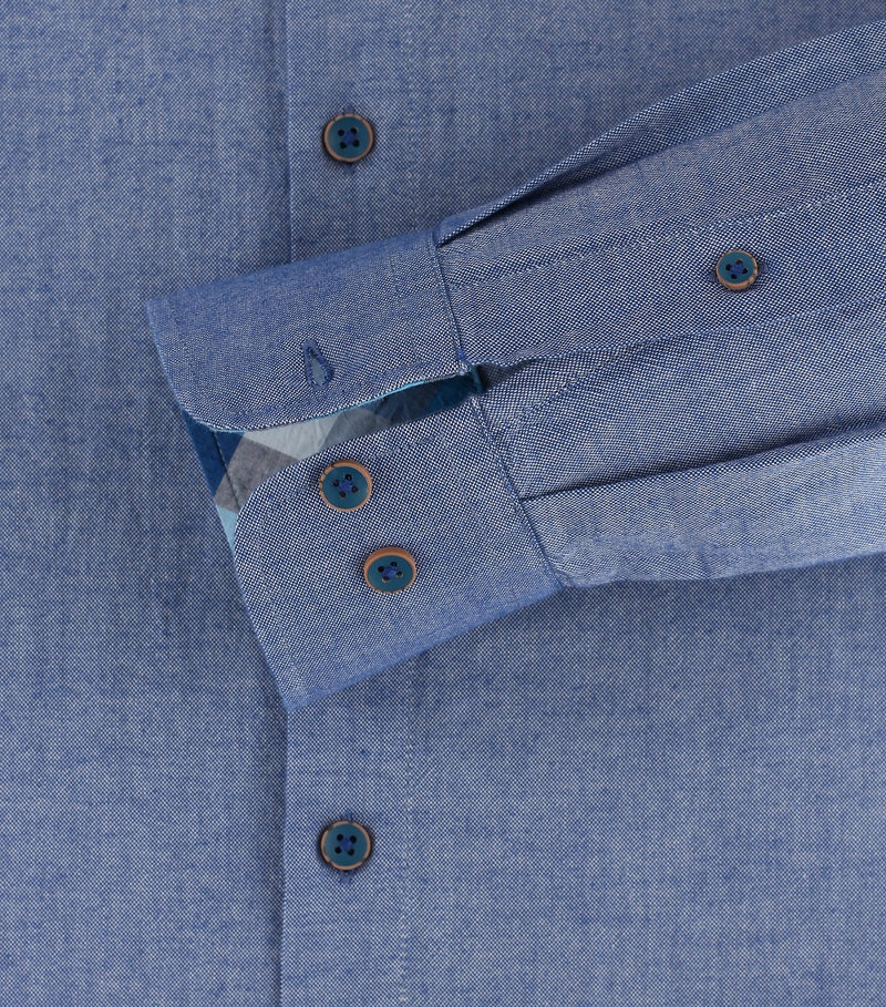 Regular Fit Casual Shirt - Light Blue