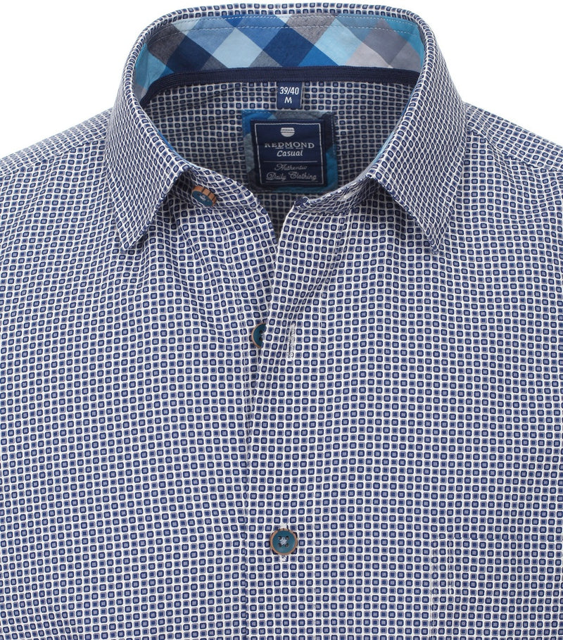 Regular Fit Casual Shirt - Blue