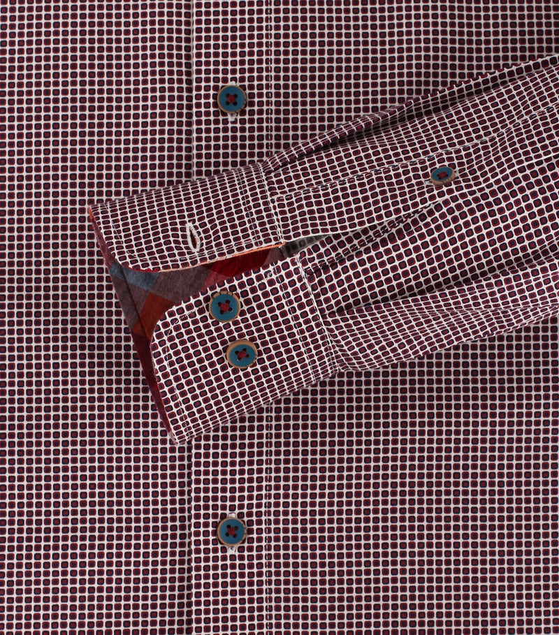 Regular Fit Casual Shirt - Red