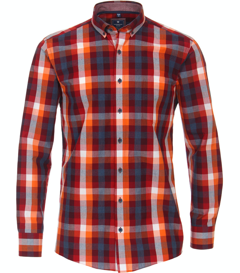 Regular Fit Casual Shirt - Red