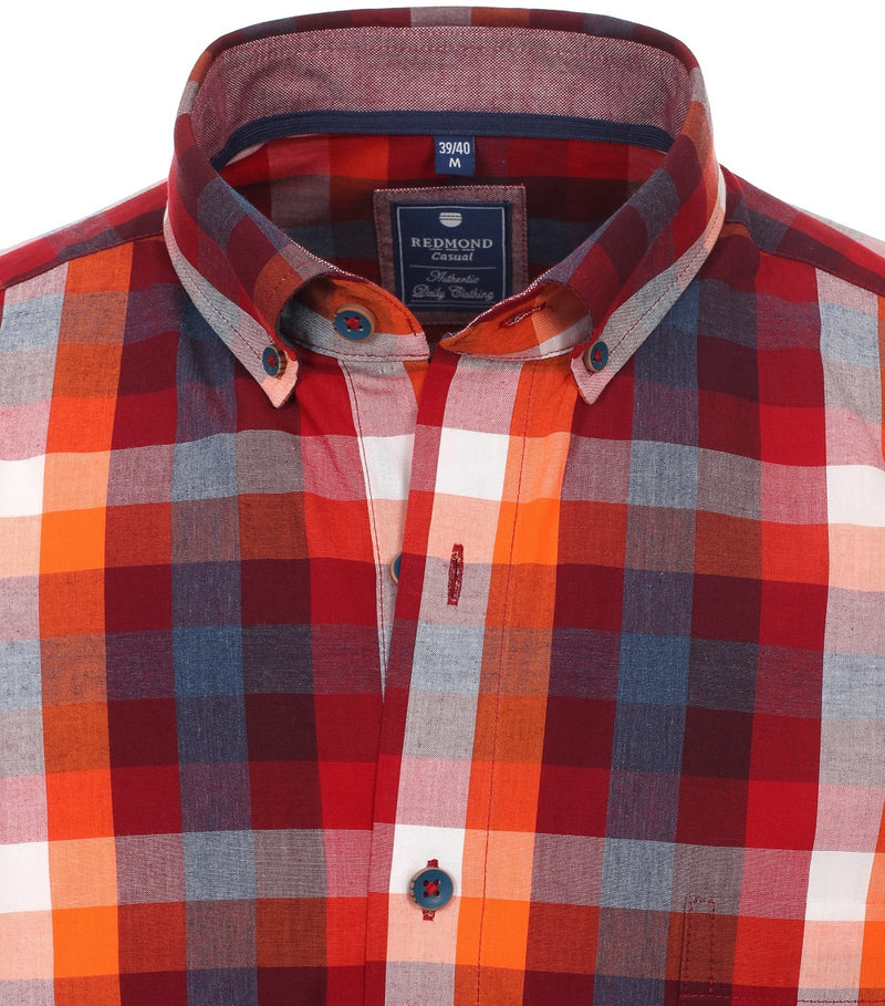 Regular Fit Casual Shirt - Red