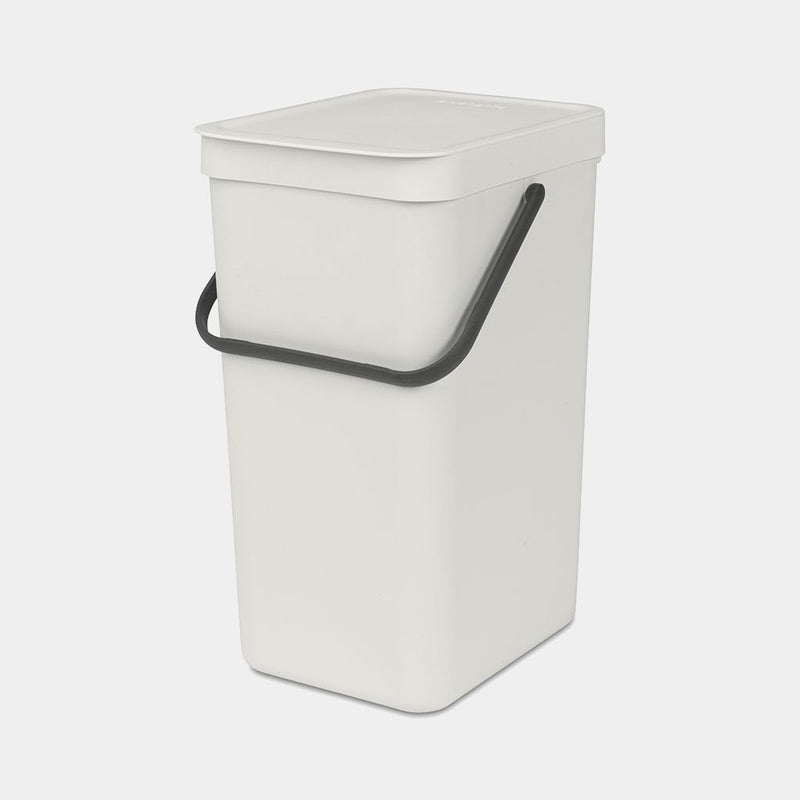 16-litre Sort & Go Waste Bin - Light Grey