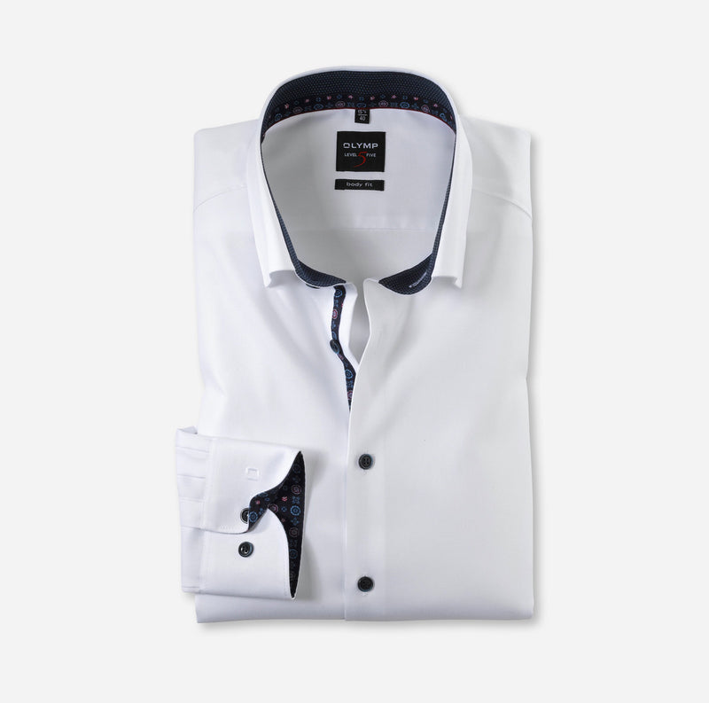 Level 5 Body Fit Shirt - White