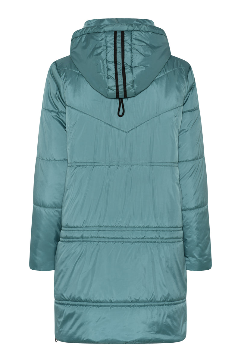 Puffer Coat - Aqua Green