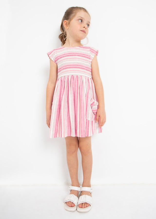 Stripes Dress - Hibiscus