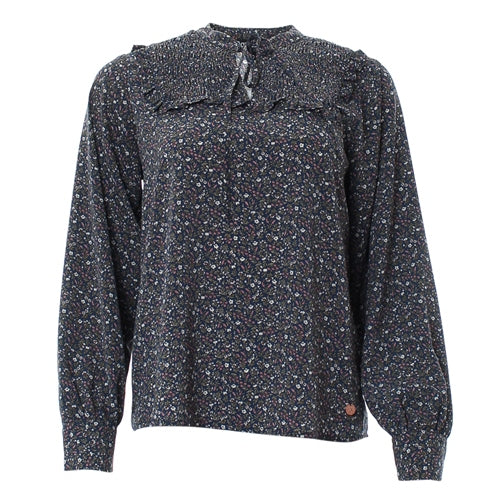 Elysia Blouse - Navy Floral