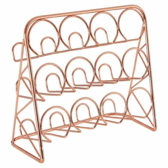 Schwartz Spice Rack 12 Bottles Copper