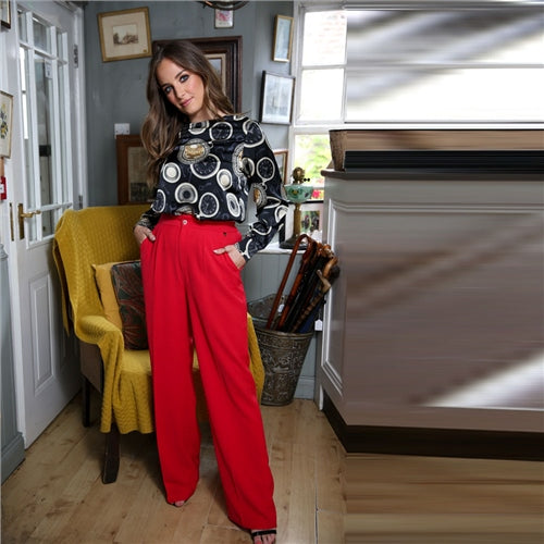 Carolina Trouser - Red