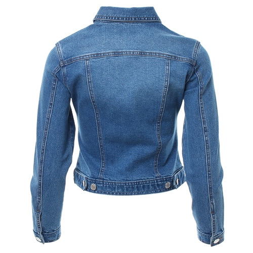 June Denim Jacket - Mid Blue