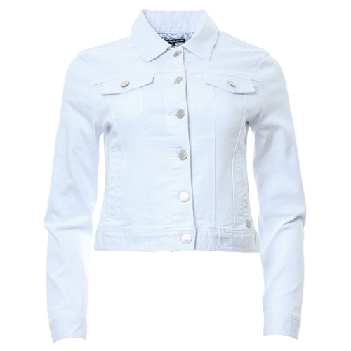 Kayla Denim Jacket - Optic White