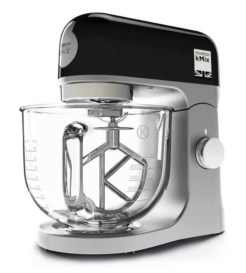 KMix Stand Mixer Black - With Glass Mixing Bowl