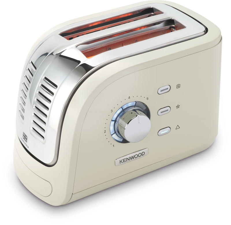 Turbo 2 Slice Toaster Cream