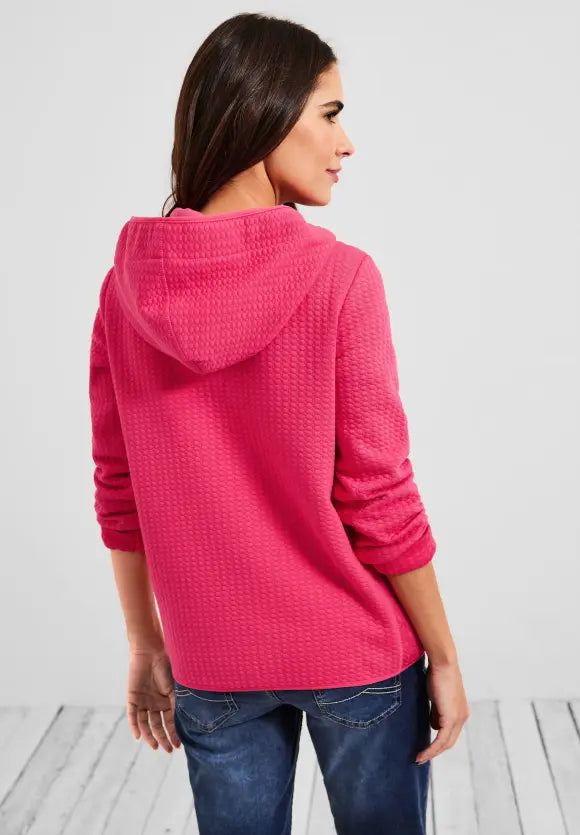 Structured Sweatjacket - Fresh Pink