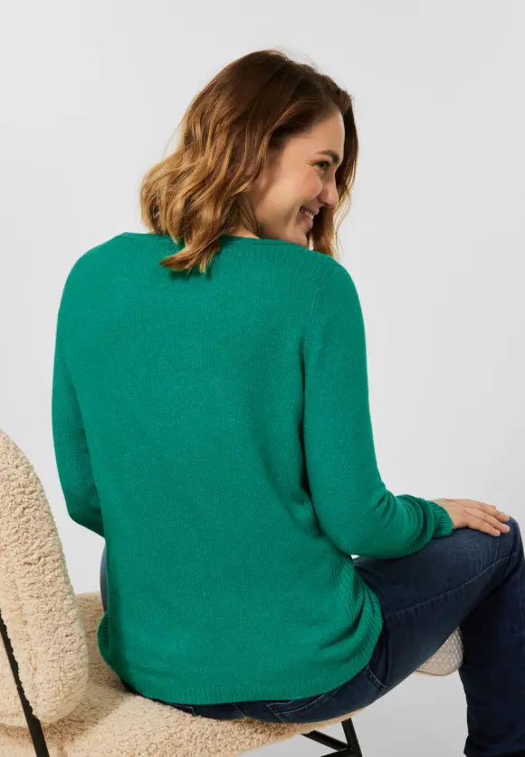 Cosy Jumper - Green Melange