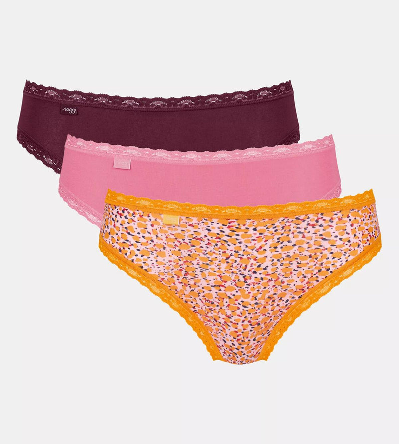 24/7 Weekend Tai 3 Pack - Cerise/Pink/Plum