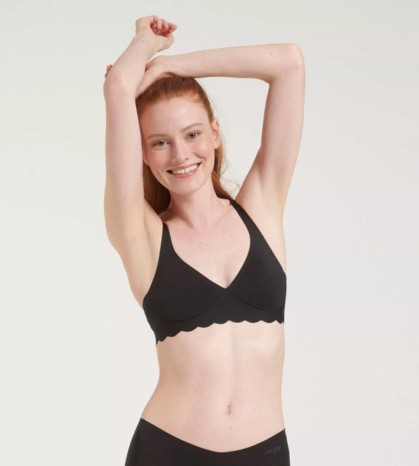 Zero Microfibre 2.0 Soft Bra - Black