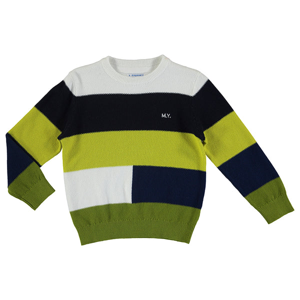 Colour Block Jersey - Green