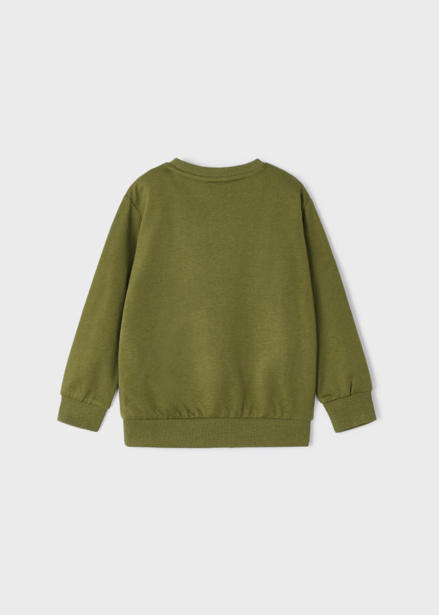 Embroidered Jumper - Olive